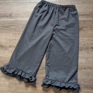 Jenny Ruffled Granny Bloomers - Dark Charcoal